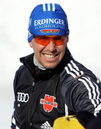 BIATHLON - IBU WM 2011 KHANTY MANSIYSK,RUSSLAND,04.MAR.11 - BIATHLON - IBU Weltmeisterschaften, Training. Bild zeigt Michael Greis (GER). 