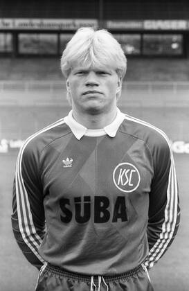 Torwart Oliver Kahn (Karlsruher SC) Präsentation, Pressetermin, Porträttermin, Porträt