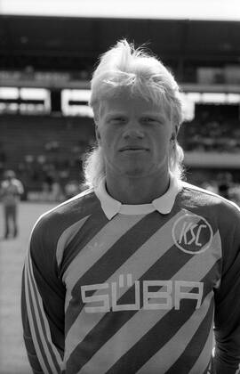 Torwart Oliver Kahn (Karlsruher SC) Präsentation, Pressetermin, Porträttermin, Porträt
