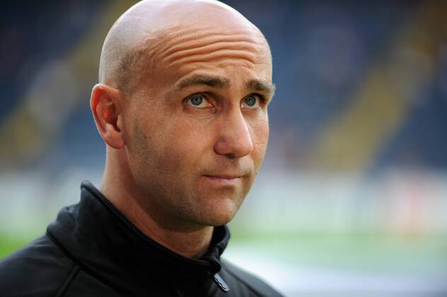 Fußball 2. Bundesliga Eintracht Frankfurt - FC St. Pauli am 25.07.2011 in Frankfurt am Main Andre Schubert ( Trainer St. Pauli )