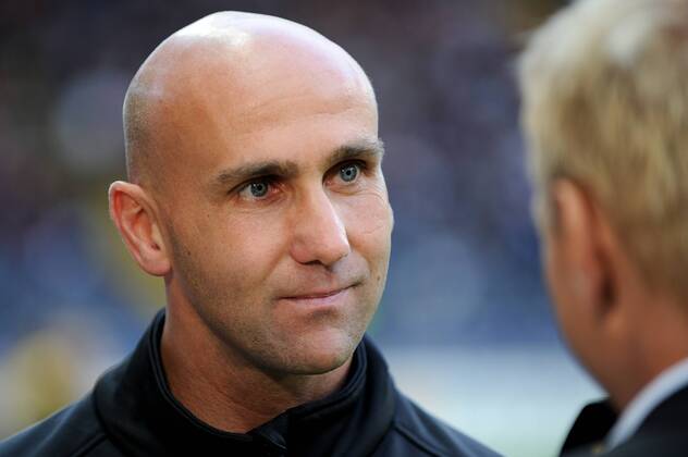 Fußball 2. Bundesliga Eintracht Frankfurt - FC St. Pauli am 25.07.2011 in Frankfurt am Main Andre Schubert ( Trainer St. Pauli )