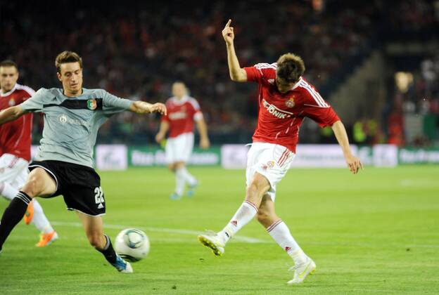 Champions League Qualifikation - Wisla Krakow - PFC Litex Lovech - Tor von MAOR MELIKSON - 20110803LUK022 o0 Fussball
