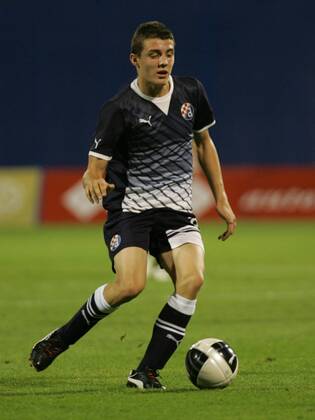 Zagreb, 03.08.2011., 3rd qualifying round, UEFA Champions League quali, NK Dinamo Zagreb (black) - HJK Helsinki (white) 1:0 - Mateo Kovacic (Dinamo-8)