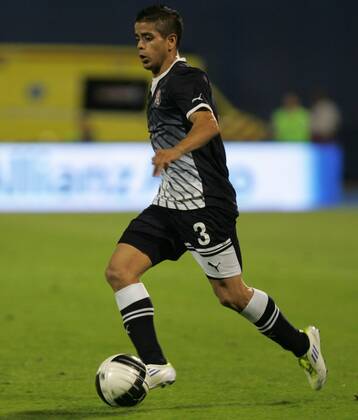 Zagreb, 03.08.2011., 3rd qualifying round, UEFA Champions League quali, NK Dinamo Zagreb (black) - HJK Helsinki (white) 1:0 - Luis Ibanez (Dinamo-3)