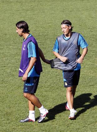 Madrid (13 09 2011) - Training Real Madrid CF, Sami Khedira - Mesut Özil... - (13092011028)