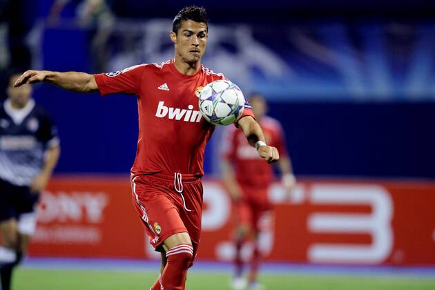 FUSSBALL - CL, Zagreb vs Madrid ZAGREB,KROATIEN,14.SEP.11 - FUSSBALL - UEFA Champions League, Gruppenphase, Dinamo Zagreb vs Real Madrid. Bild zeigt Cristiano Ronaldo (Madrid).
