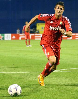 FUSSBALL - CL, Zagreb vs Madrid ZAGREB, ,14.SEP.11 - FUSSBALL - UEFA Champions League, Gruppenphase, Dinamo Zagreb vs Real Madrid. Bild zeigt Cristiano Ronaldo (Madrid).
