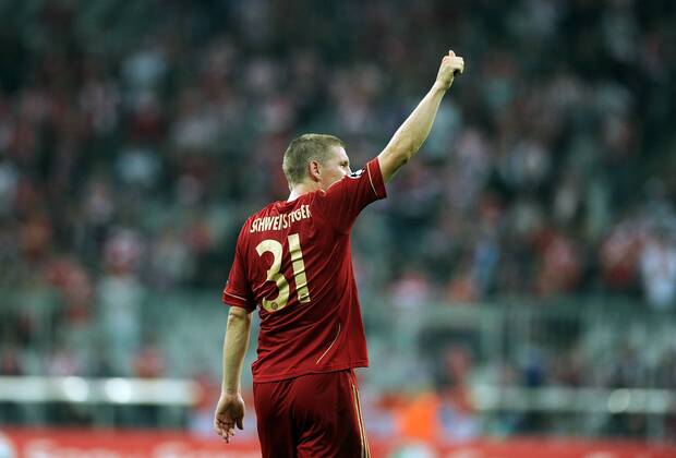 FUSSBALL CHAMPIONS LEAGUE SAISON 2011 2012 27.09.2011 FC Bayern München - Manchester City FC Bastian Schweinsteiger (FC Bayern München)