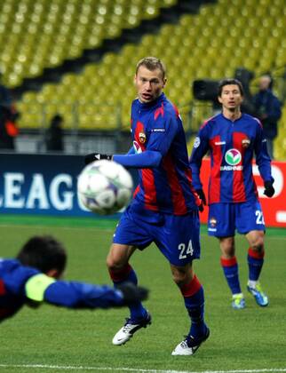 Moscow. 18 oct. 2011. CHAMPIONS LEAGUE 2011-2012, CSKA Moscow - Trabzonspor: 24. BEREZUTSKII Vasili (CSKA).