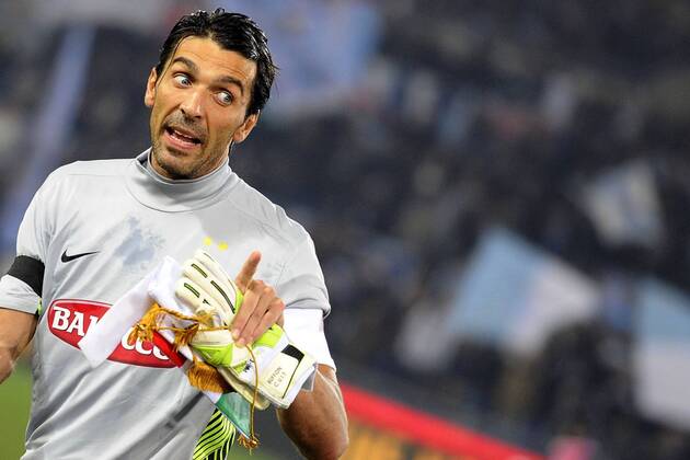 Roma 26 11 2011 - Lazio Rom vs. Juventus Turin - Gianluigi Buffon 
