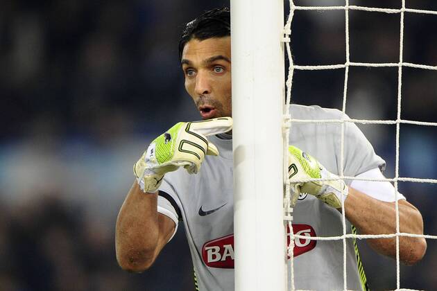 Roma 26 11 2011 - Lazio Rom vs. Juventus Turin - Gianluigi Buffon 