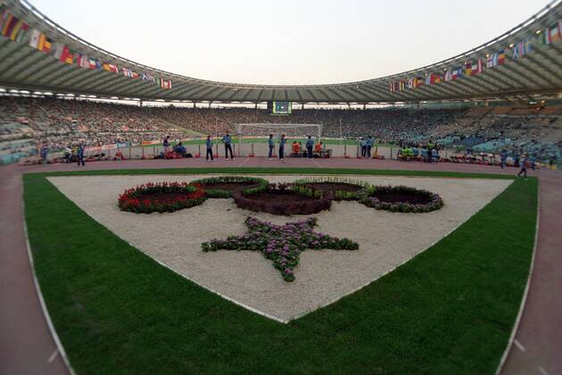 Olympiastadion in Rom - WM Italien 1990