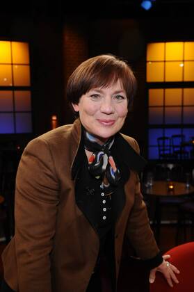 Die Skiläuferin und ehemalige Olympiasiegerin Rosi Mittermaier zu Gast bei der Aufzeichnung der WDR Talkshow Kölner Treff am 16.12.2011 in Köln - Sendetermin 13.01.2012 im WDR Fernsehen