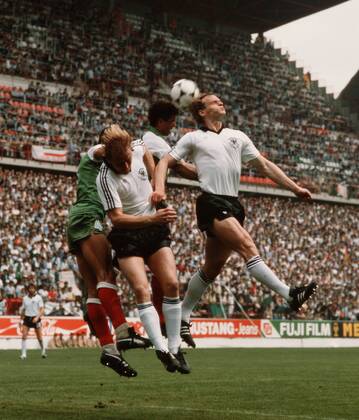 Fussball WM Weltmeisterschaft 1982 82 in Spanien, Deutschland vs. Algerien