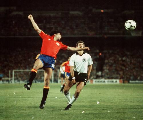 Fussball WM Weltmeisterschaft 1982 82 in Spanien, Deutschland vs. Spanien