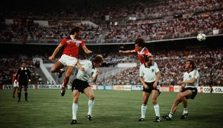 Fussball WM Weltmeisterschaft 1982 82 in Spanien, Deutschland vs. England