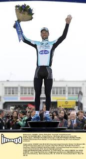 Sieger Tom BOONEN (BEL) - Omega Pharma - Quickstep gewinnt zum vierten Mal Paris-Roubaix - 08 04 2012 PhotoNews Panoramic 