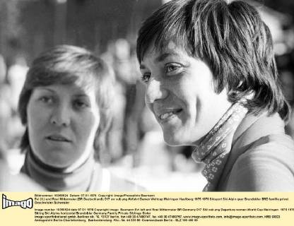 Evi (li.) und Rosi Mittermaier (BR Deutschland)