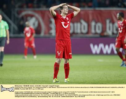 Luuk de Jong of FC Twente - FC Twente Enschede vs. NAC Breda - Dutch Eredivisie 2011 2012 xVIxHenkxJanxDijksxIVx 650655