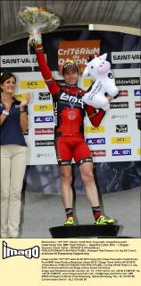 Cadel Evans from BMC Team Podium -- Dauphine Libere 2012 - 1. Etappe - Seyssins- Saint Vallier - 04 06 2012 xPhotoNewsx