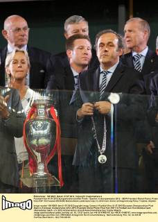 Fussball Kiew 01.07.2012 Europameisterschaften Finale - Spanien ist Europameister 2012 - UEFA Präsident Michel Platini