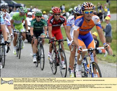 Luis Leon Sanchez Gil (Spa) of Rabobank Cycling Team CYCLISME : Tour de France 2012 - Limoux to Foix - Etape 14 - 15 07 2012 PHOTONEWS PANORAMIC 