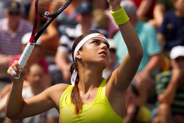 TENNIS - WTA, US Open 2012 NEW YORK CITY,NEW YORK,USA,27.AUG.12 - TENNIS - WTA Tennis Damen Tour, US Open 2012, Grand Slam, Flushing Meadows. Bild zeigt Sorana Cirstea (Romania). 