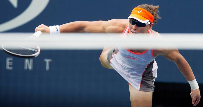 TENNIS - WTA, US Open 2012 NEW YORK CITY,NEW YORK,USA,27.AUG.12 - TENNIS - WTA Tennis Damen Tour, US Open 2012, Grand Slam, Flushing Meadows. Bild zeigt Samantha Stosur (AUS). 