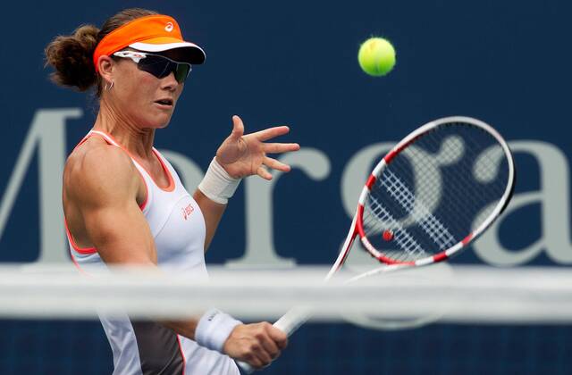 TENNIS - WTA, US Open 2012 NEW YORK CITY,NEW YORK,USA,27.AUG.12 - TENNIS - WTA Tennis Damen Tour, US Open 2012, Grand Slam, Flushing Meadows. Bild zeigt Samantha Stosur (AUS). 