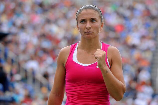 Sara Errani (ITA) TENNIS : US Open - jour 8 - 03 09 2012 VirginieBouyer Tennismag Panoramic