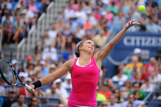Sara Errani (ITA) TENNIS : US Open - jour 8 - 03 09 2012 VirginieBouyer Tennismag Panoramic