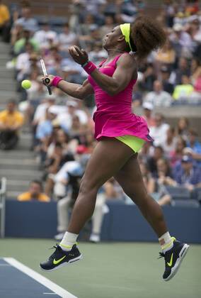 New York, New York, USA - Serena Williams of the United States during their women s singles fourth round match on Day Eight of the 2012 US Open at USTA Billie Jean King National Tennis Center on September 3, 2012 in New York City. - ZUMAa60