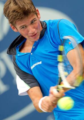 TENNIS - ATP, US Open 2012 NEW YORK CITY,NEW YORK,USA,06.SEP.12 - TENNIS - ATP Tennis Herren World Tour, US Open 2012, Grand Slam, Flushing Meadows, Junioren. Bild zeigt Kevin Kaczynski (GER). 