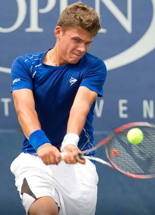 TENNIS - ATP, US Open 2012 NEW YORK CITY,NEW YORK,USA,06.SEP.12 - TENNIS - ATP Tennis Herren World Tour, US Open 2012, Grand Slam, Flushing Meadows, Junioren. Bild zeigt Daniel Masur (GER). 