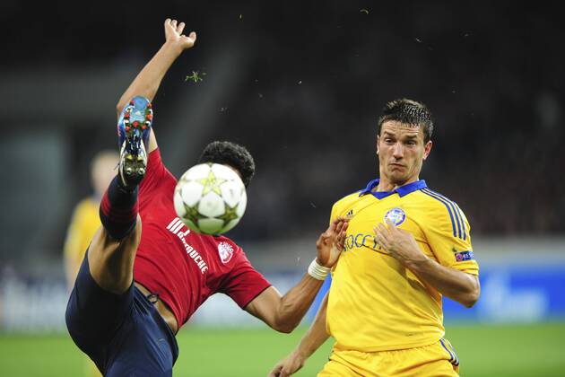 Tulio De Melo (Losc) vs Marko Simic (Borisov) FOOTBALL : Losc Lille vs Fc Bate Borisov xJBAutissierx 