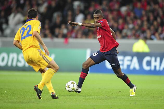 Salomon Kalou (Losc) vs Marko Simic (Borisov) FOOTBALL : Losc Lille vs Fc Bate Borisov xJBAutissierx 
