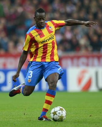 FUSSBALL CHAMPIONS LEAGUE SAISON 2012 2013 GRUPPENPHASE FC Bayern München - FC Valencia 19.09.2012 Aly Cissokho (Valencia CF)