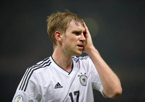 Per MERTESACKER (GER) Fussball Länderspiel WM2014-Qualifikation: Deutschland - Schweden in Berlin, Deutschland am 16.10.2012,