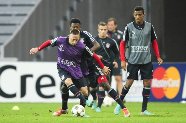 Franck Ribery FOOTBALL : entrainement du Bayern de Munich - Champions League - 22 10 2012 JBAutissier Panoramic