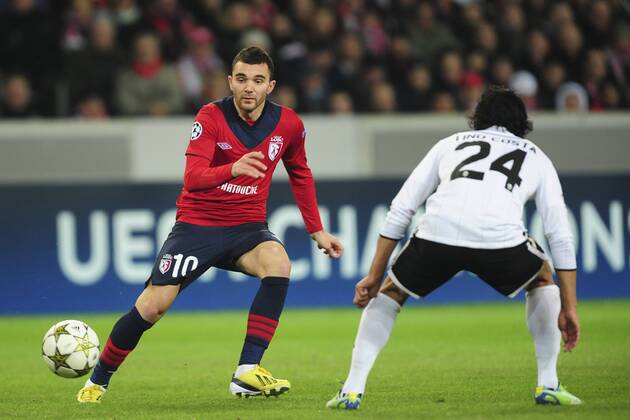 Marvin Martin (Losc) FOOTBALL : Lille vs Fc Valence - Ligue des Champions - 05 12 2012 JBAutissier Panoramic 