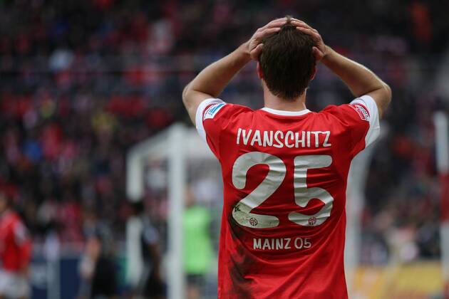 02.02.2013 Fussball Bundesliga FSV Mainz 05 - FC Bayern Muenchen Spieltag 20 Fussball Maenner Saison 2012 13 Andreas IVANSCHITZ (FSV Mainz 05 - 25) enttaeuscht