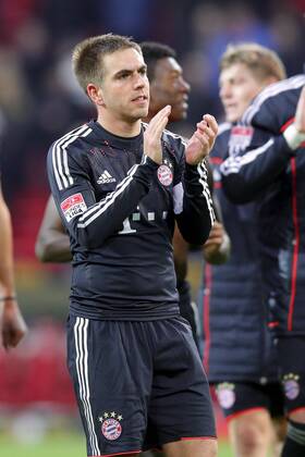 02.02.2013 Fussball Bundesliga FSV Mainz 05 - FC Bayern Muenchen Spieltag 20 Fussball Maenner Saison 2012 13 Jubel Philipp LAHM (FC Bayern Muenchen - 21) Freisteller