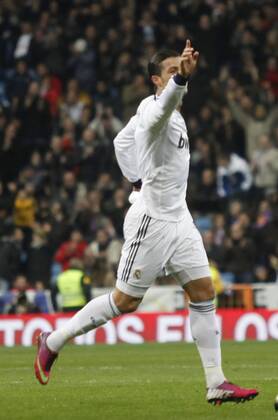 Madrid 09 02 2013. Football match between Real Madrid FC and FC Sevilla corresponding to the 23th day of the Spanish League, held at the Santiago Bernabeu stadium, in Madrid 02 09 2013. Cristiano Ronaldo score