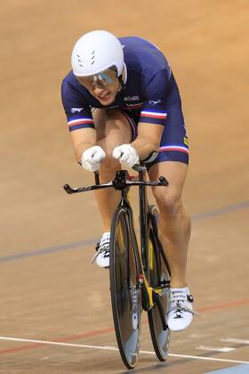 LAFARGUE QUENTYN (FRA) CYCLISME : Championnats du Monde sur Piste - Minsk - 20 02 2013 PatrickPichon Panoramic 