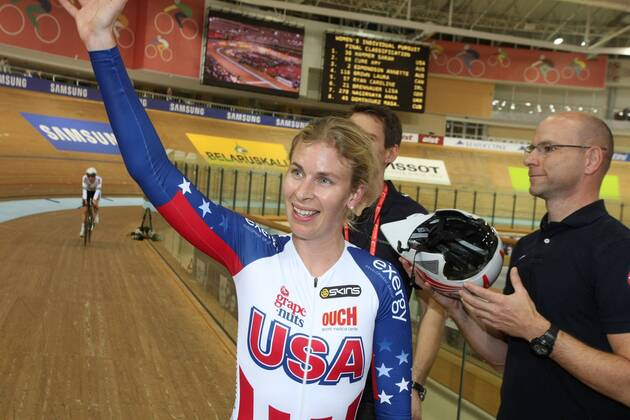 Sarah Hammer (USA) CYCLISME : Championnats du Monde sur Piste - Minsk - 20 02 2013 PatrickPichon Panoramic 