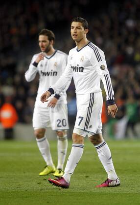 Copa del Rey. FC Barcelona vs Real Madrid. Cristiano Ronaldo.