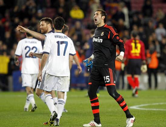 Copa del Rey. FC Barcelona vs Real Madrid. Diego Lopez.