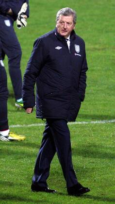 26.03.2013 Podgorica(Montenegro) Montenegro-England FIFA world cup Brazil qualifiers men football Roy Hodgson England head coach after match :