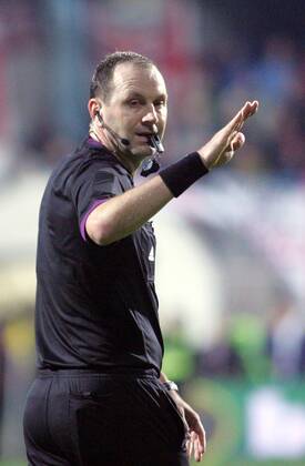 26.03.2013 Podgorica(Montenegro) Montenegro-England FIFA world cup Brazil qualifiers men football Jonas Eriksson Swedish referee :