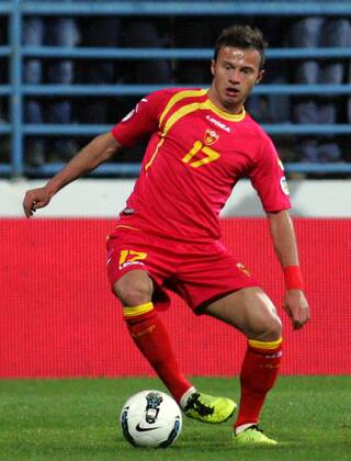 26.03.2013 Podgorica(Montenegro) Montenegro-England FIFA world cup Brazil qualifiers men football Elsad Zverotic Montenegro :